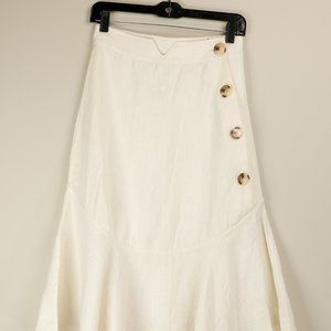 LISA SAYS GAH LINEN SKIRT